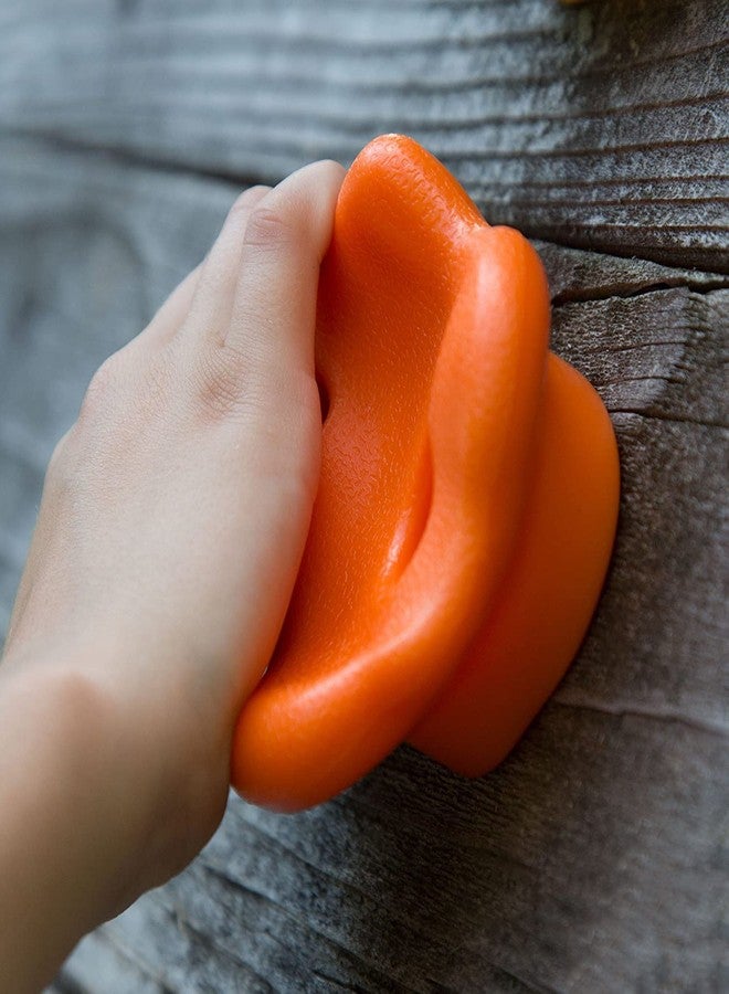 REZNOR مجموعة أحجار تسلق الصخور الكبيرة متعددة الأحجام من ريزنور للأطفال والكبار، مناسبة لجدران ملاعب الأطفال/الكتل الخشبية، عبوة من 18 قطعة - Image 5